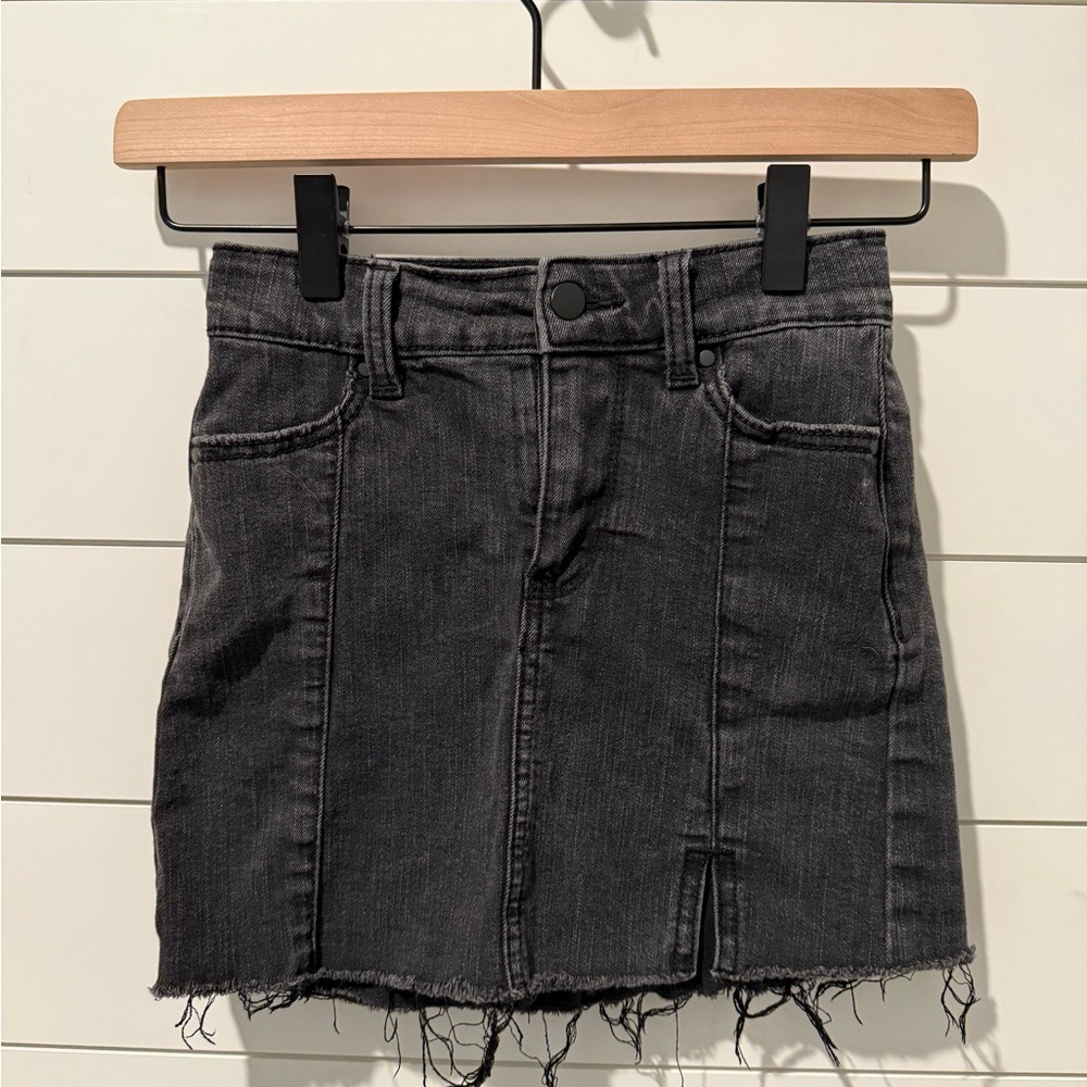 Wonder Nation Stylish‎ Black Denim Skirt Girls S